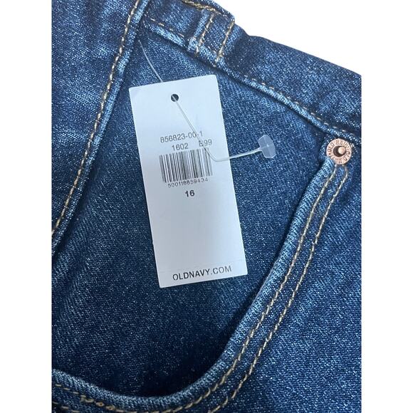 Old Navy‎ Women's 16 Extra High Rise Flare Medium Dark Wash Denim Jeans NWT - Picture 3 of 6